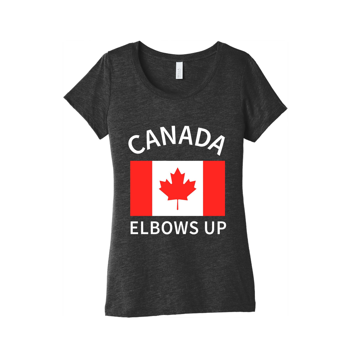 Elbows Up Canada Womens Triblend Tee Unisex