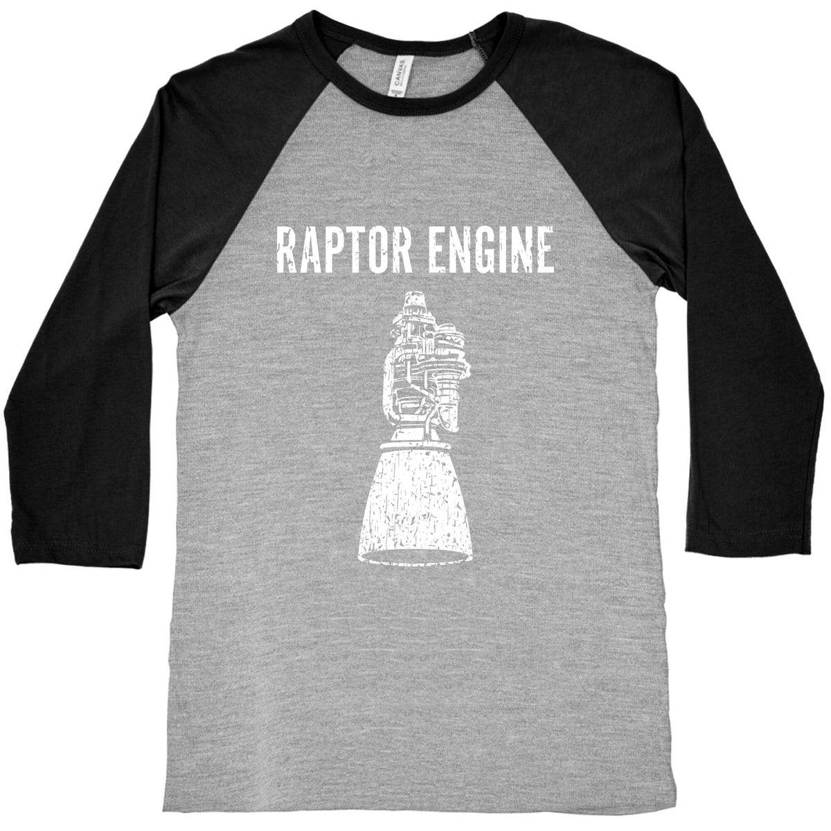 Raptor Engine Baseball Tee Unisex