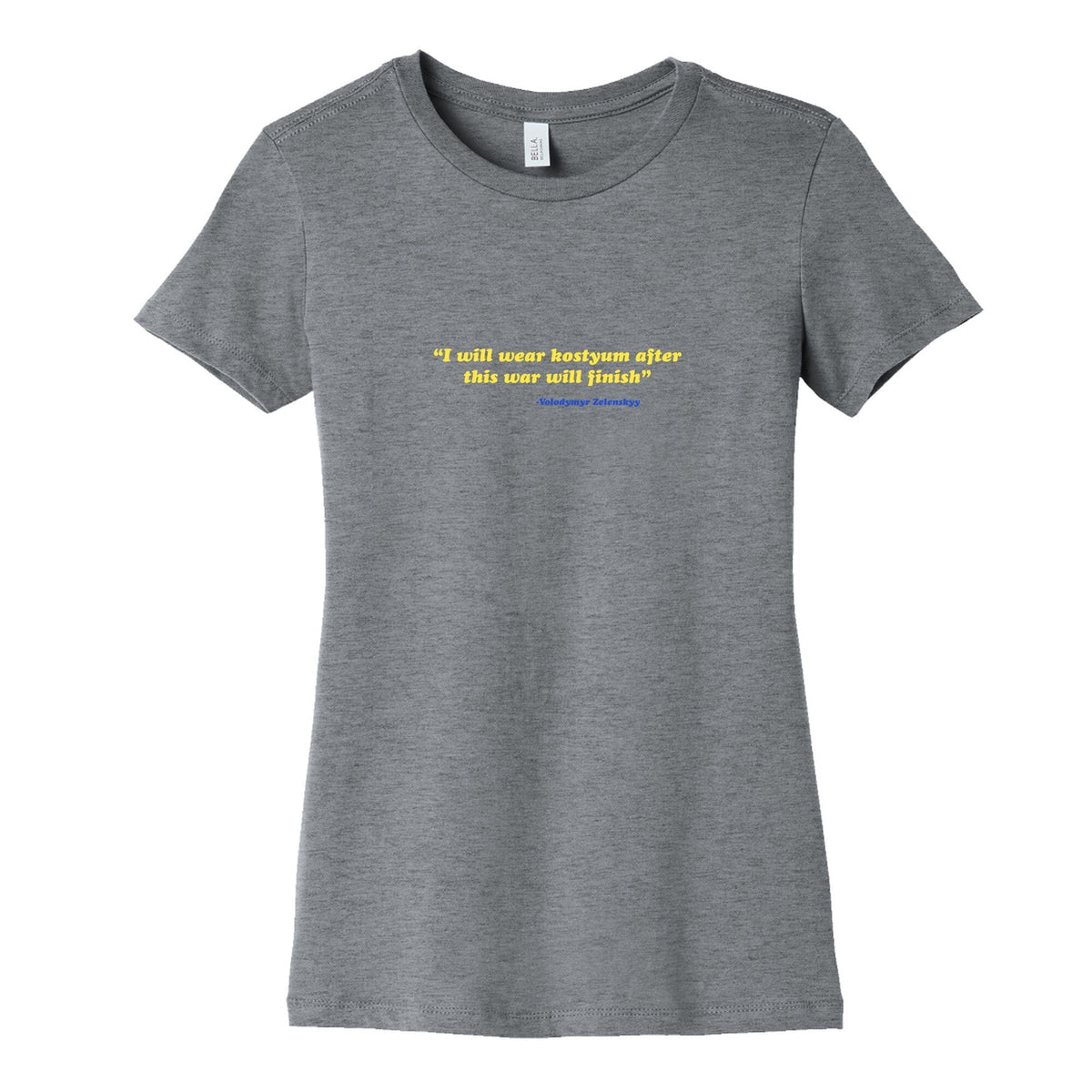 Zelensky Costume Quote Womens Cotton Tee Unisex