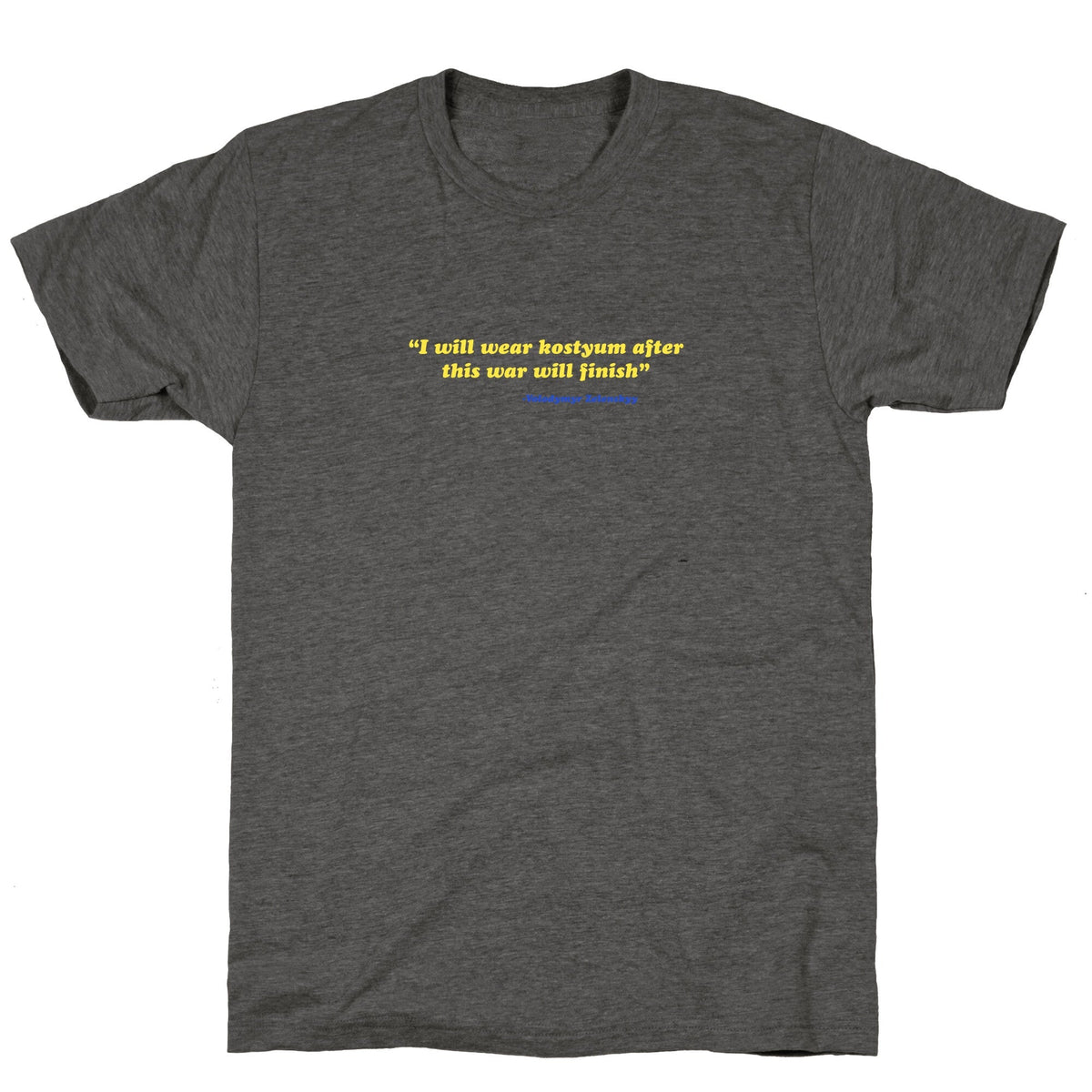 Zelensky Costume Quote Unisex Triblend Tee Unisex
