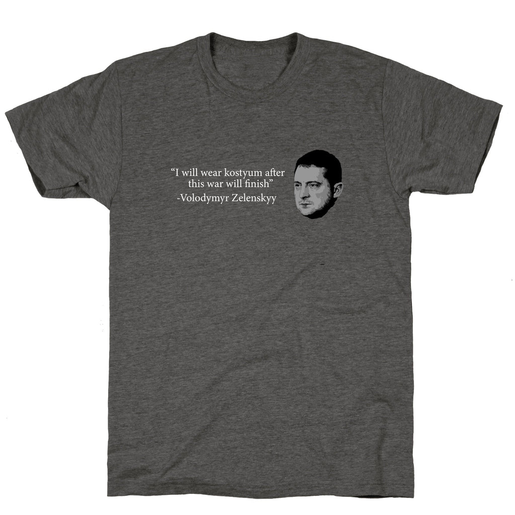 Zelensky Trump Costume Quote Unisex Triblend Tee Unisex