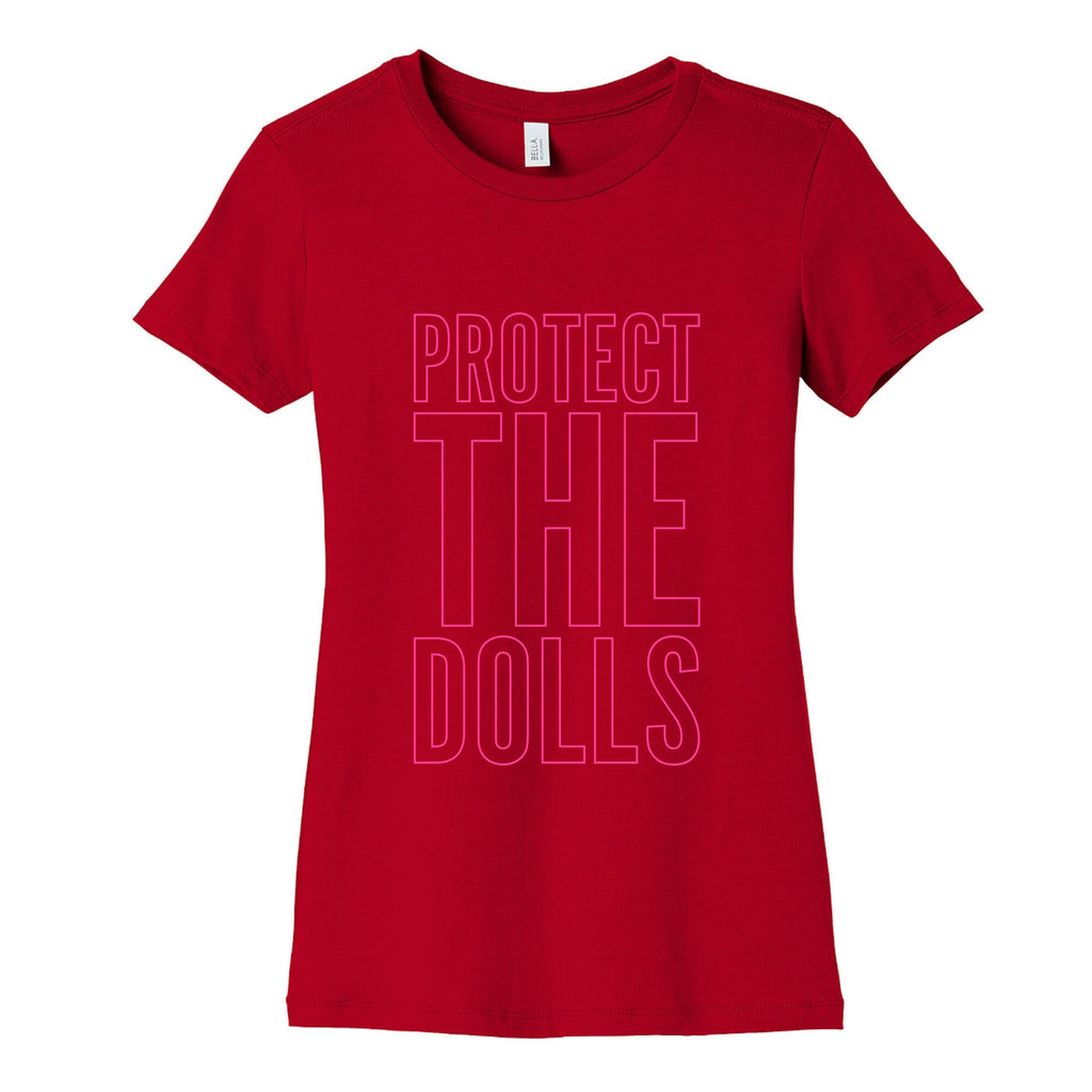 Protect The Dolls Trans Rights Womens Cotton Tee Unisex