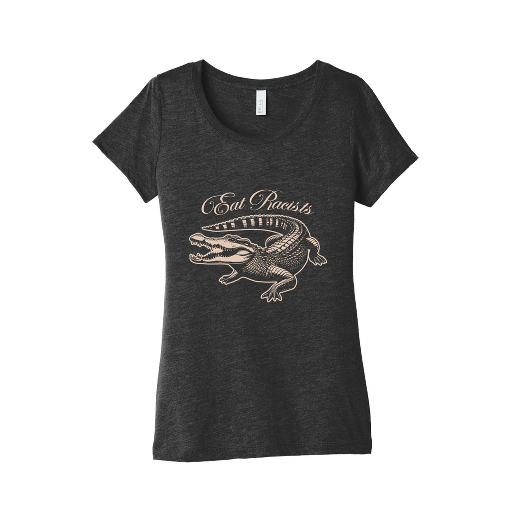 Eat Racists Womens Triblend Tee Unisex