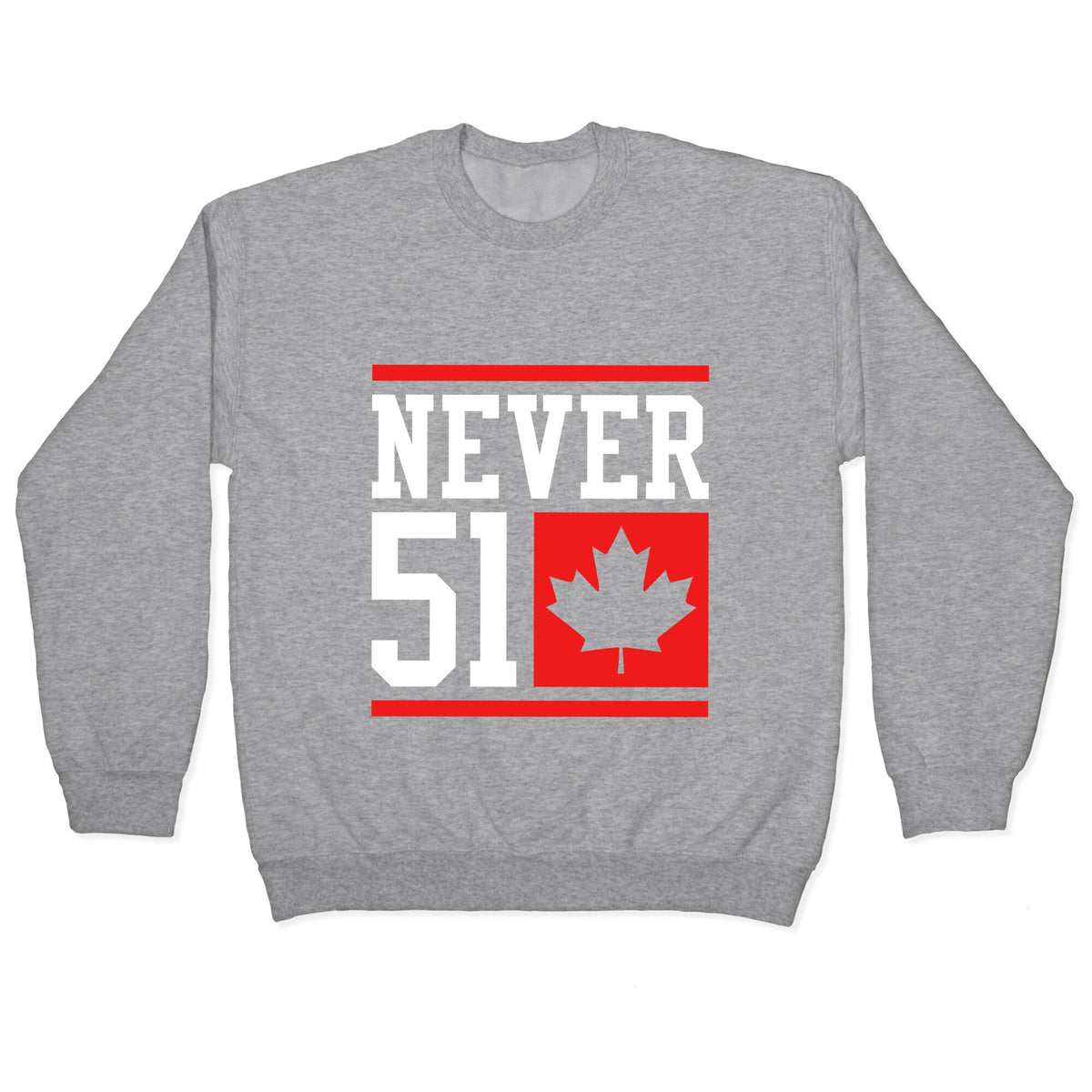 Never 51 Elbows Up Crewneck Unisex