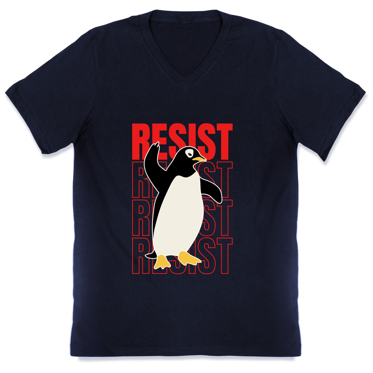 Penguin Resist V-Neck Unisex