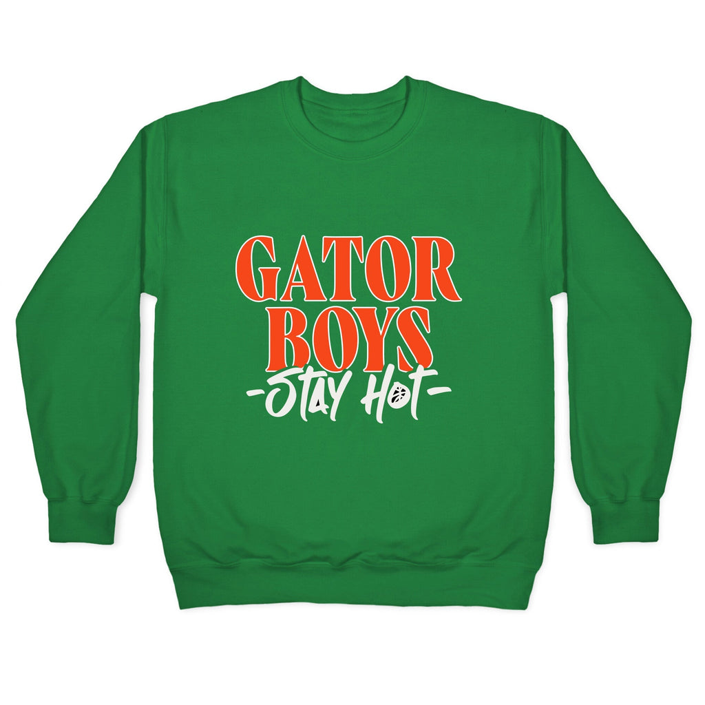 Gator Boys Stay Hot Florida Basketball Crewneck Unisex