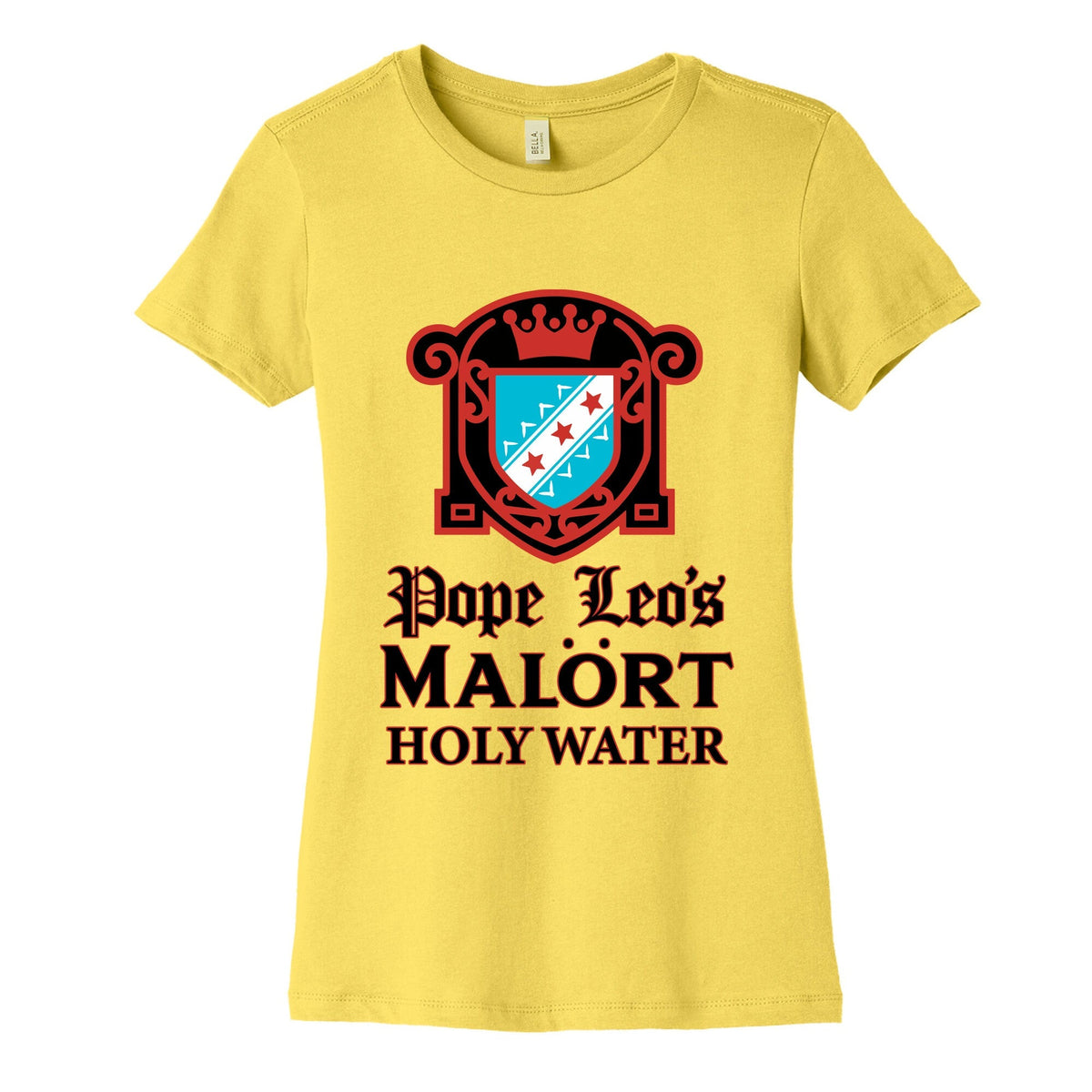 Pope Leo Holy Water Womens Cotton Tee Unisex