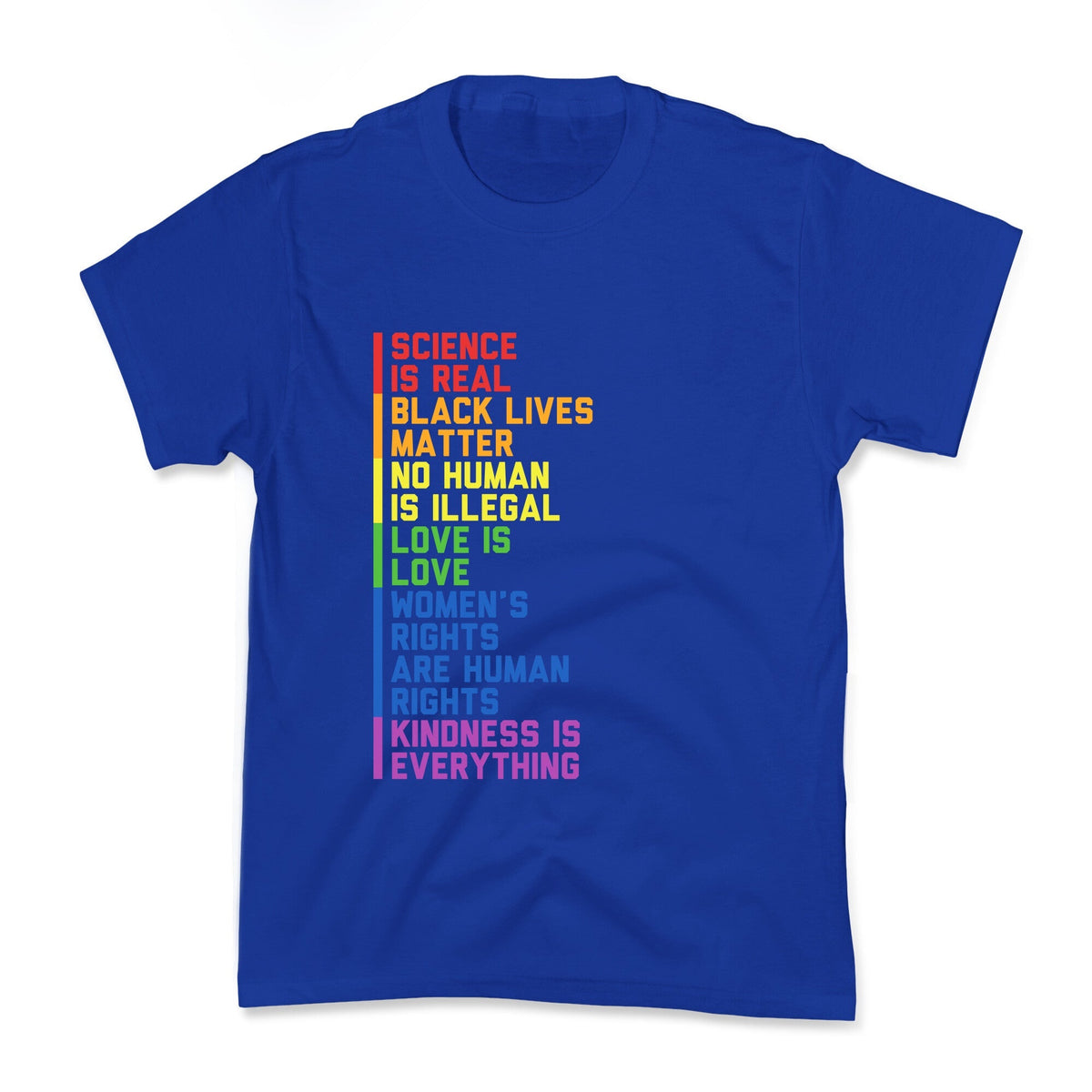 No Human Is Illegal Statement Kids Tee Unisex