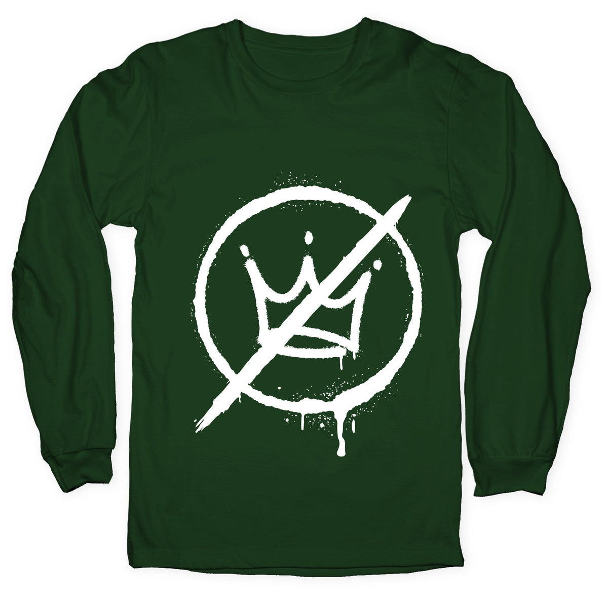 No Kings Crown Anti Trump Longsleeve Tee Unisex