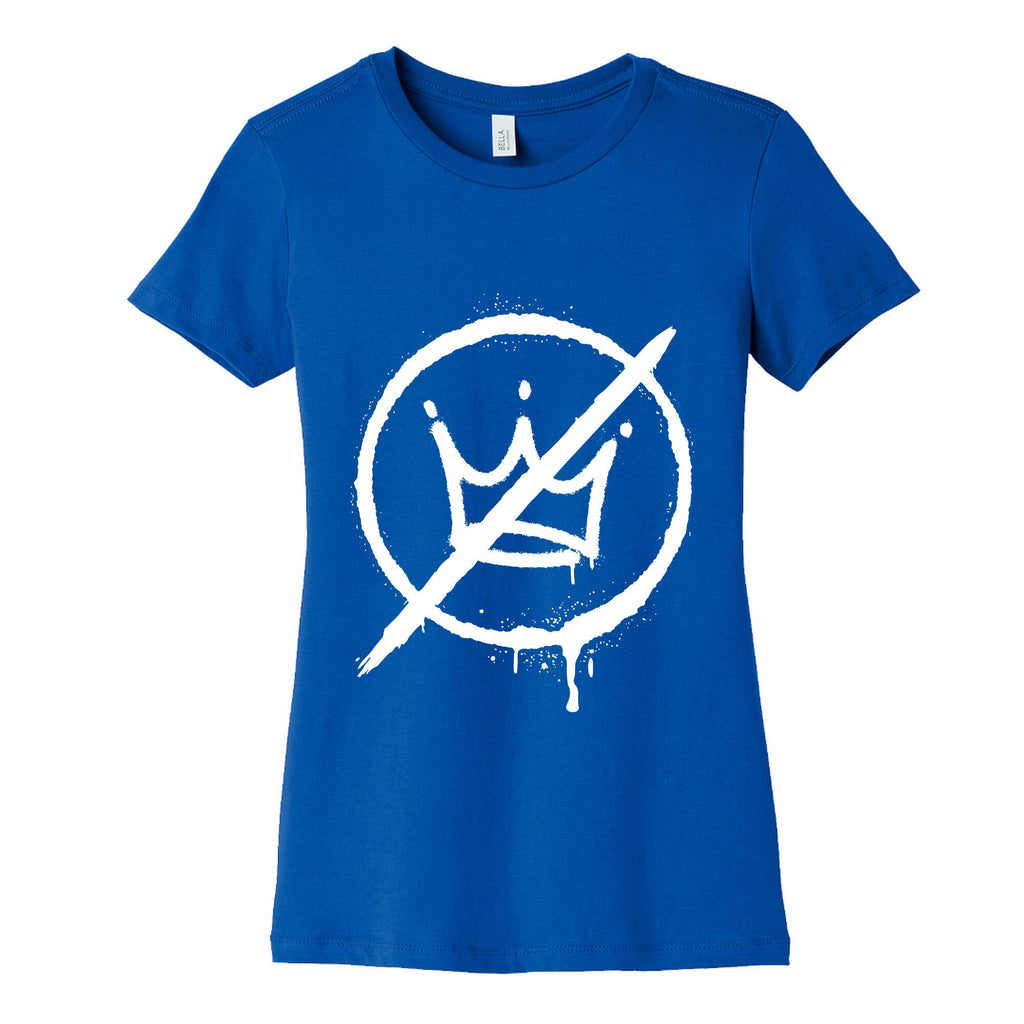 No Kings Crown Anti Trump Womens Cotton Tee Unisex