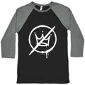 No Kings Crown Anti Trump Baseball Tee Unisex