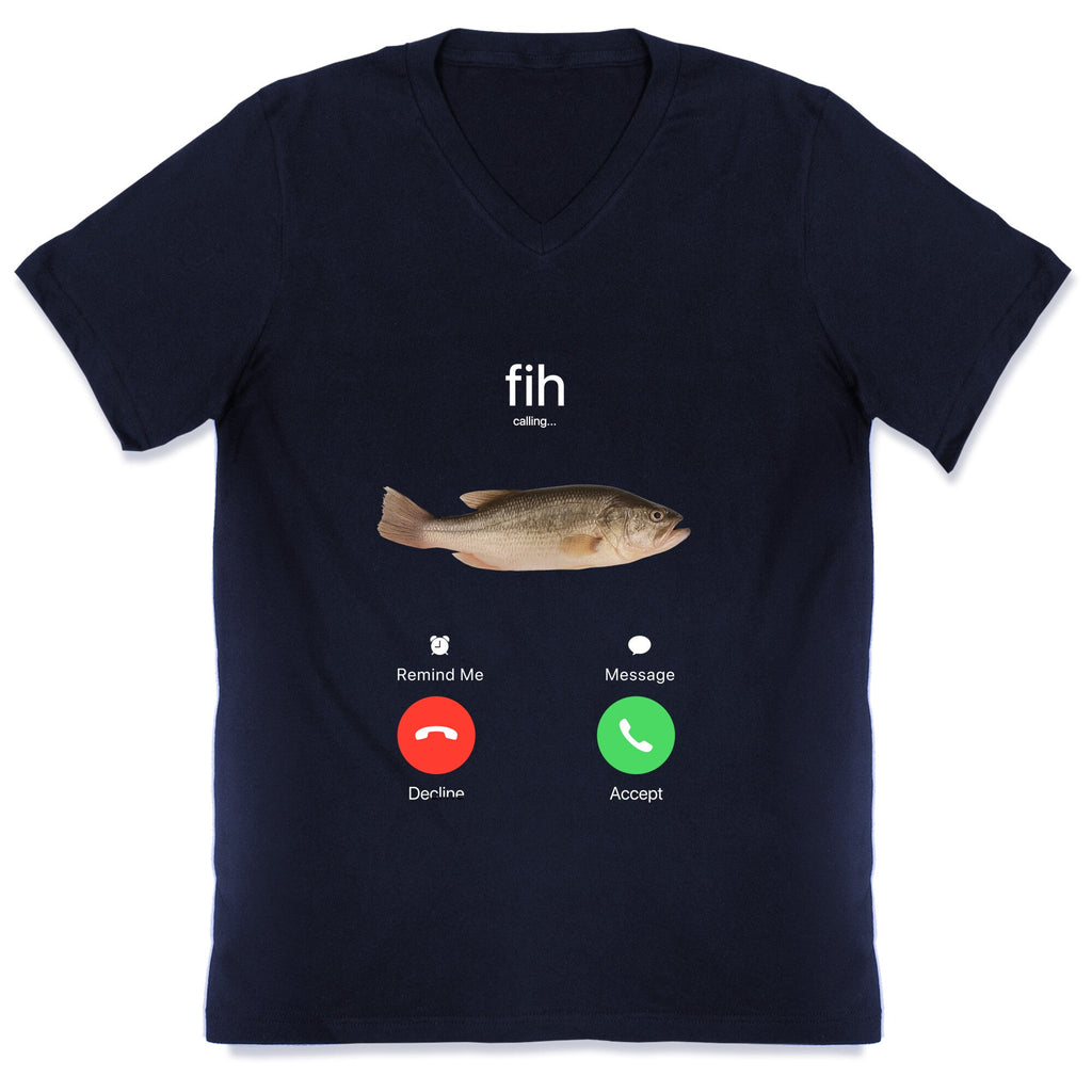 Fih Calling Me V-Neck Unisex