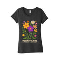 Immigrants Make America Great Floral Womens Triblend Tee Unisex