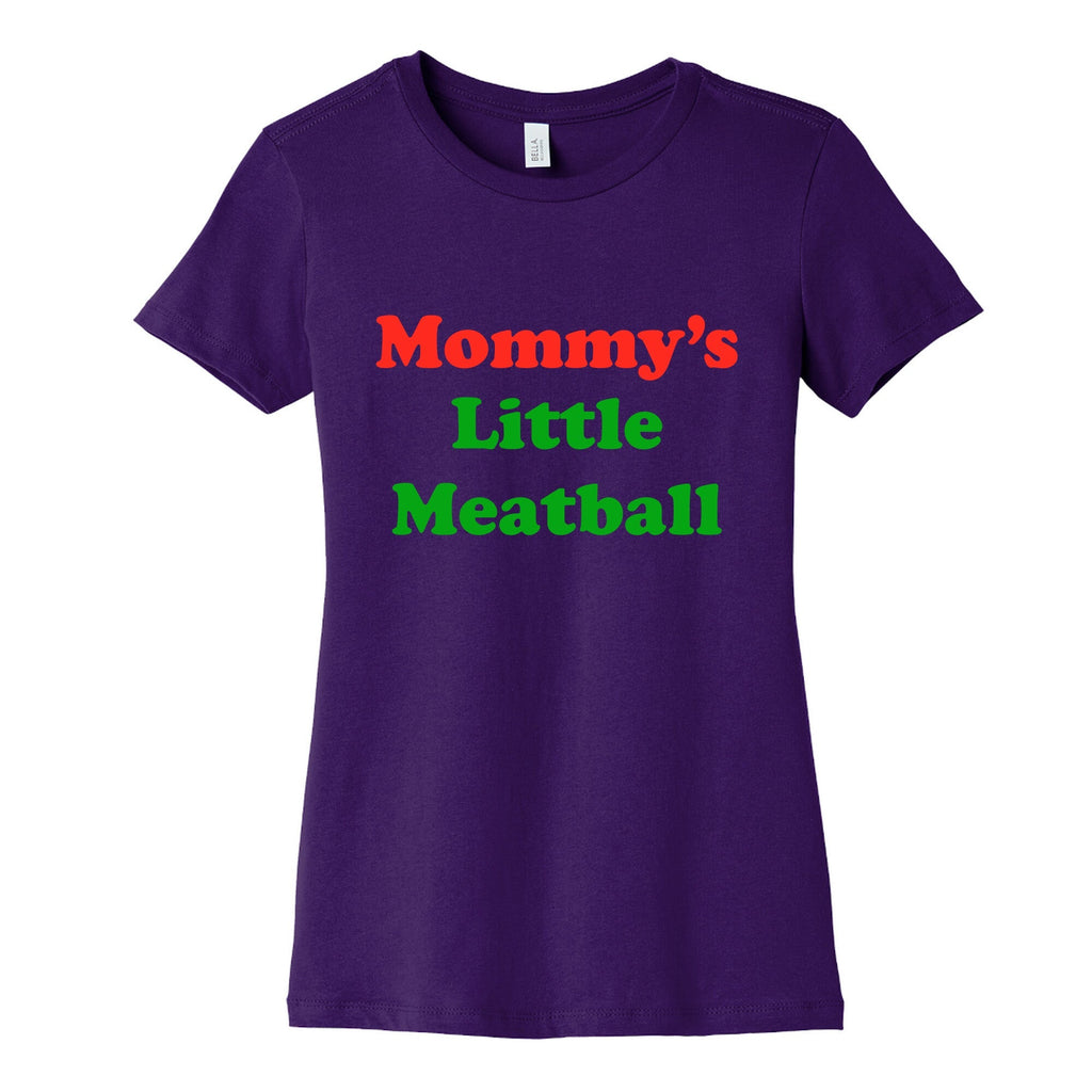 Mommys Little Meatball NYC Womens Cotton Tee Unisex