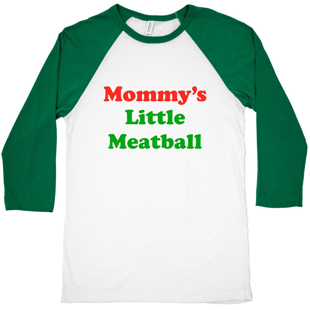 Mommys Little Meatball NYC Baseball Tee Unisex