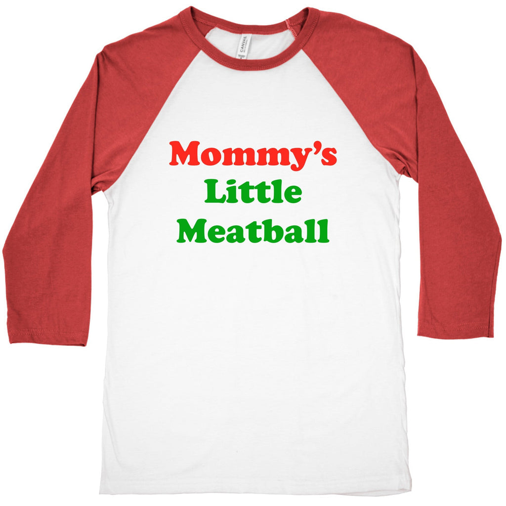 Mommys Little Meatball NYC Baseball Tee Unisex