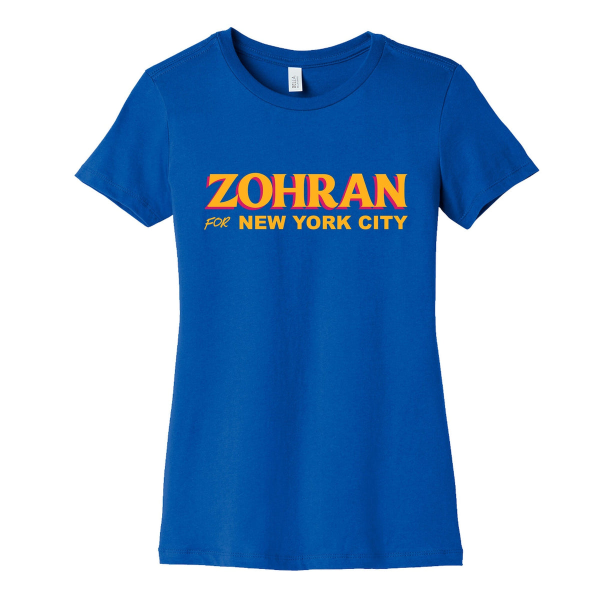 Zohran for New York City Womens Cotton Tee Unisex