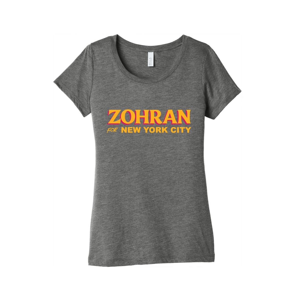 Zohran for New York City Womens Triblend Tee Unisex
