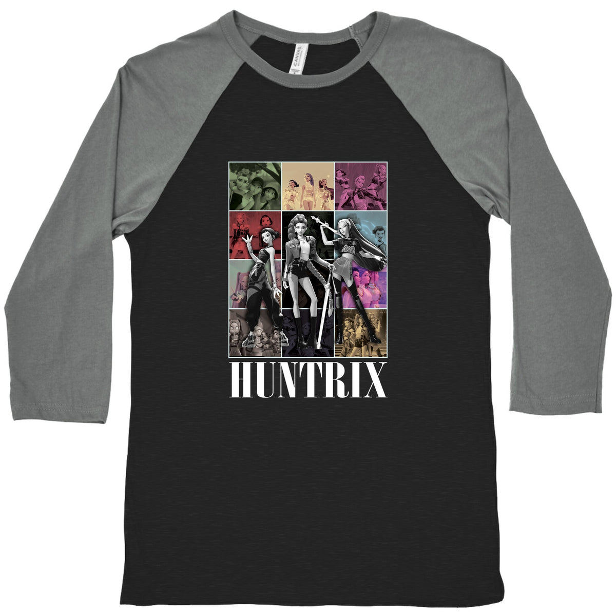 Huntrix Kpop Demon Hunters Baseball Tee Unisex