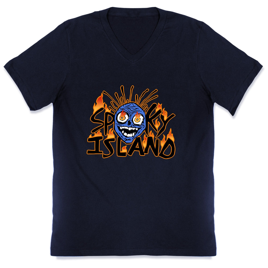 Spooky Island V-Neck Unisex