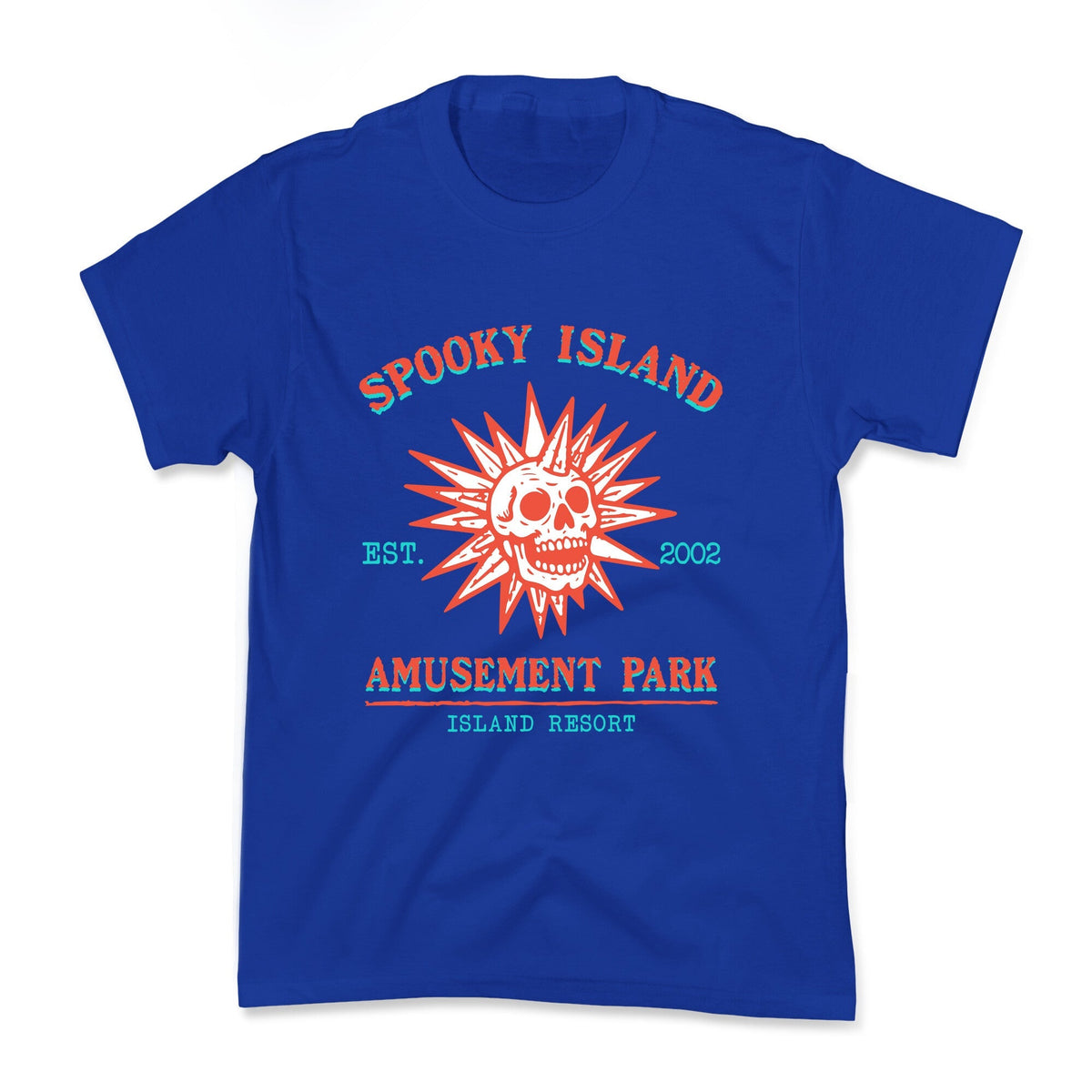 Spooky Island Retro Kids Tee Unisex