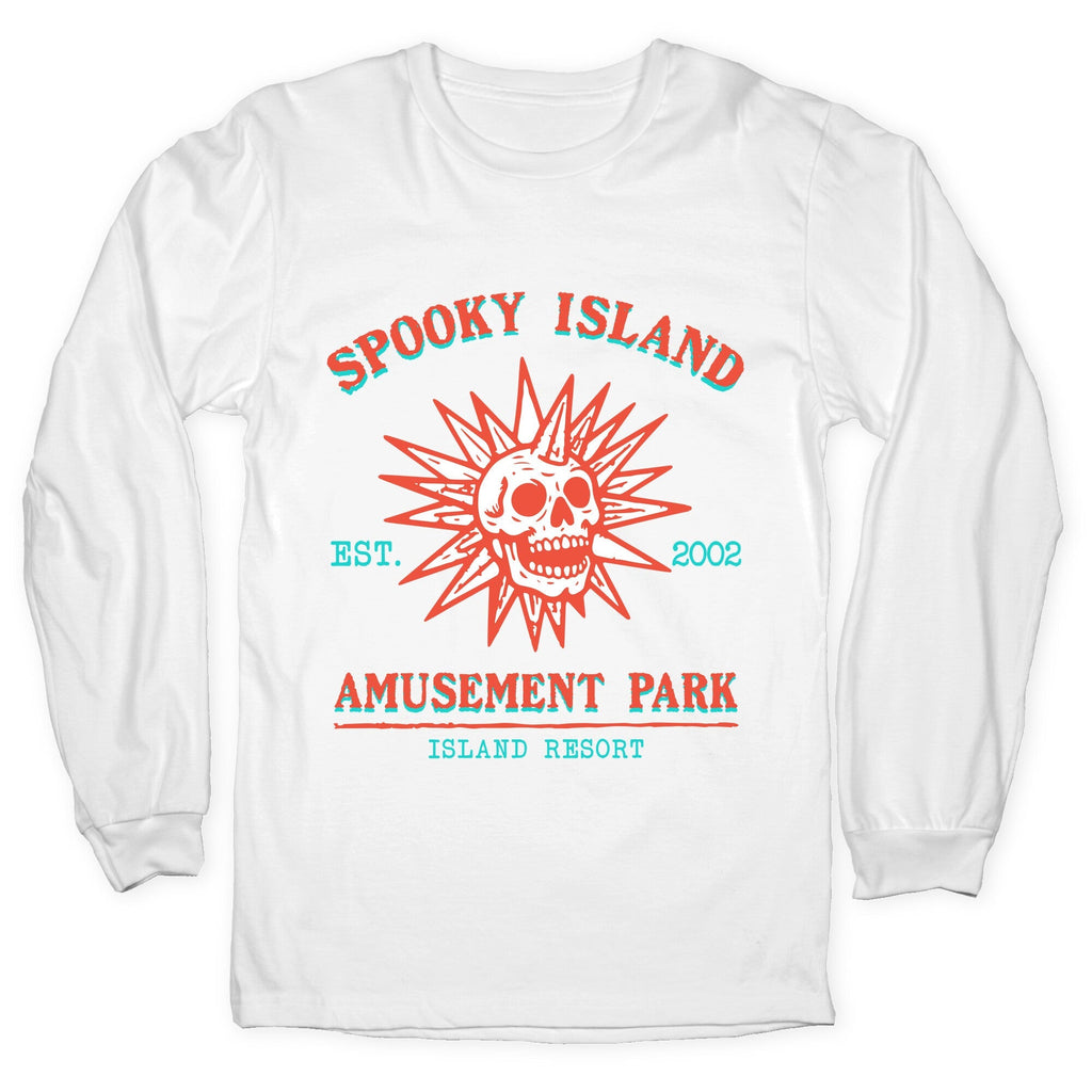 Spooky Island Retro Longsleeve Tee Unisex