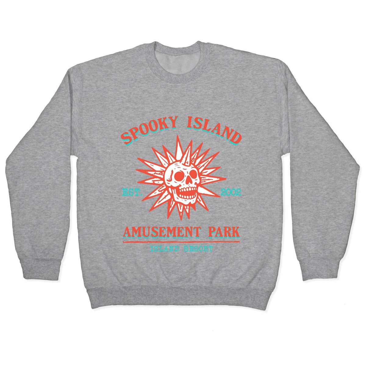 Spooky Island Retro Crewneck Unisex