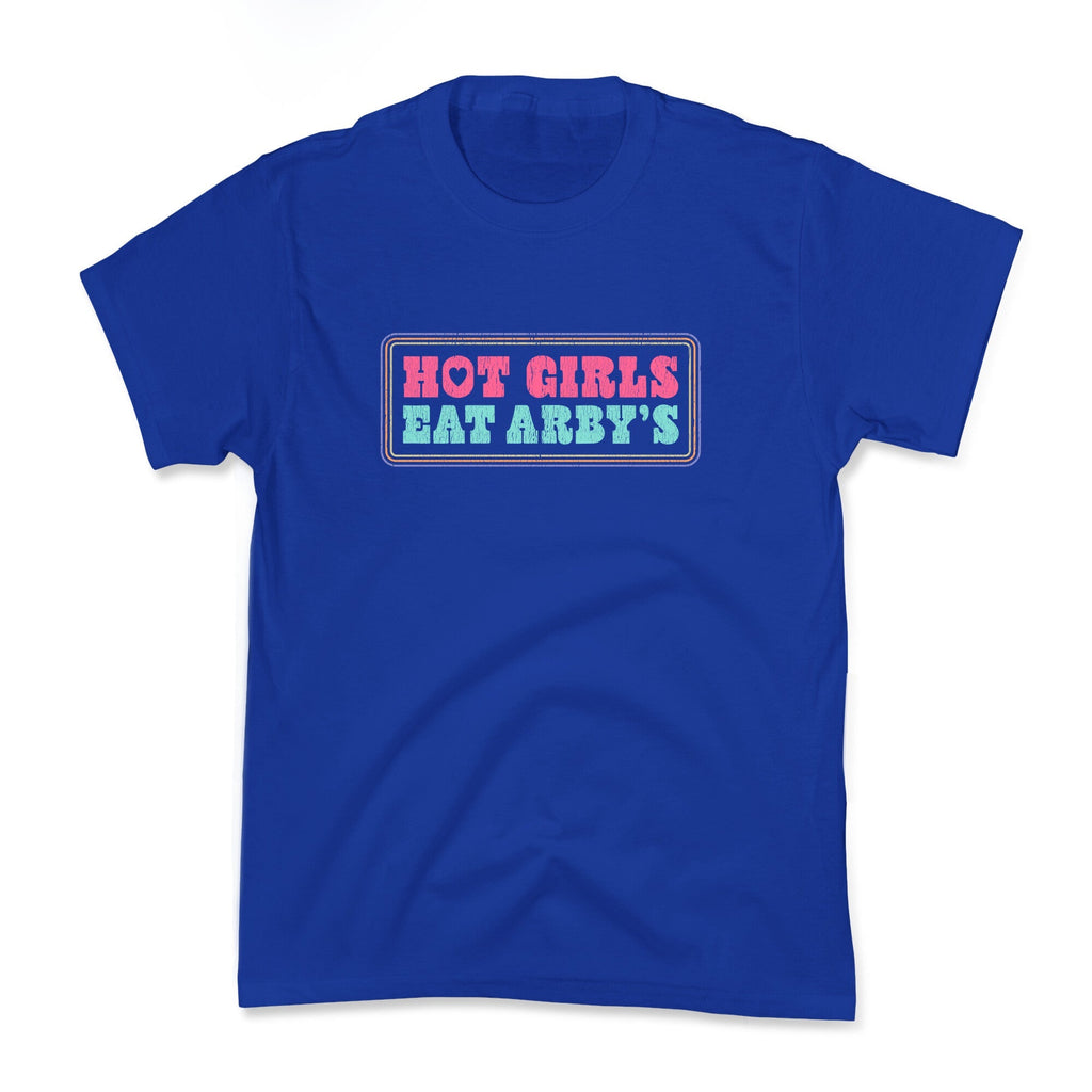 Hot Girls Eat Arbys Colorful Kids Tee Unisex