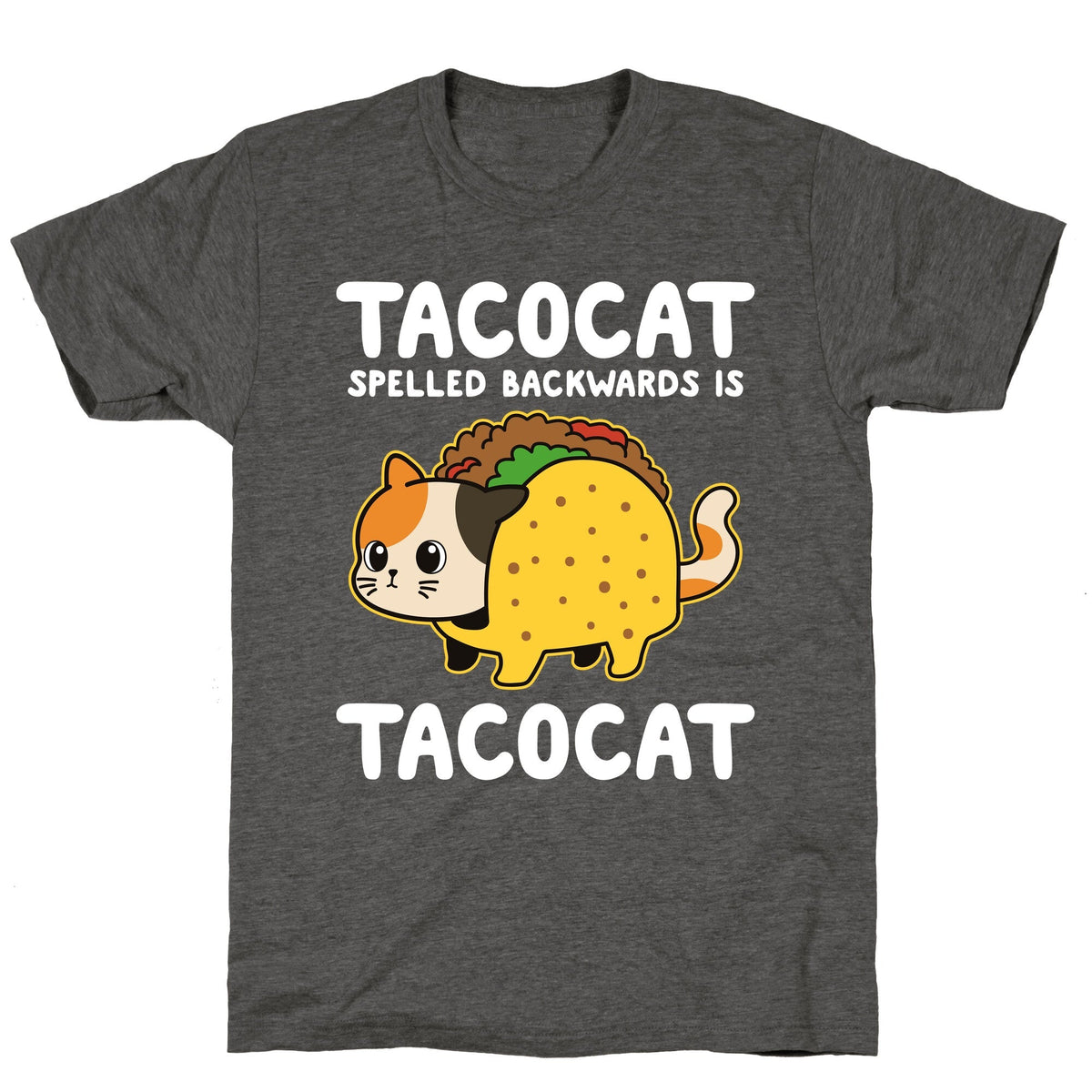 Tacocat Spelled Backwards Unisex Triblend Tee Unisex
