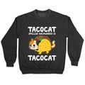Tacocat Spelled Backwards Crewneck Unisex