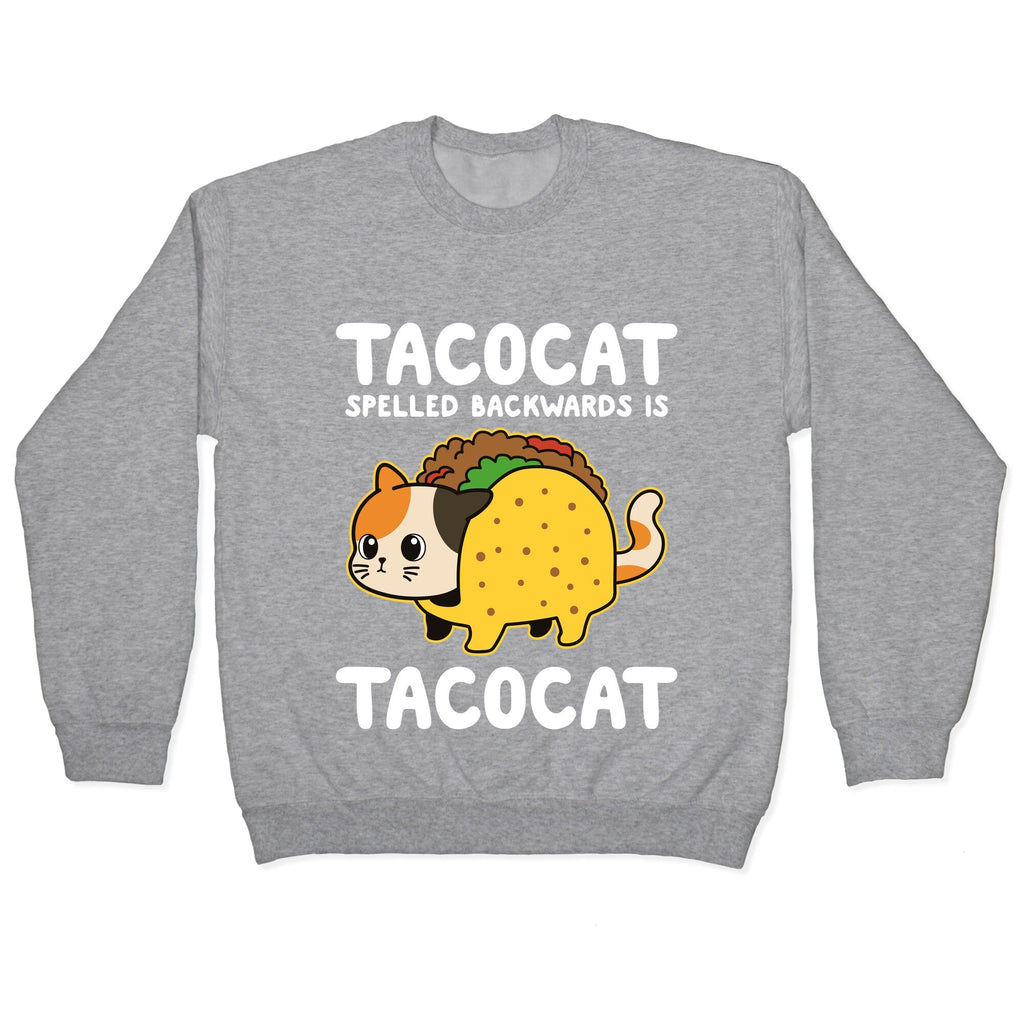 Tacocat Spelled Backwards Crewneck Unisex