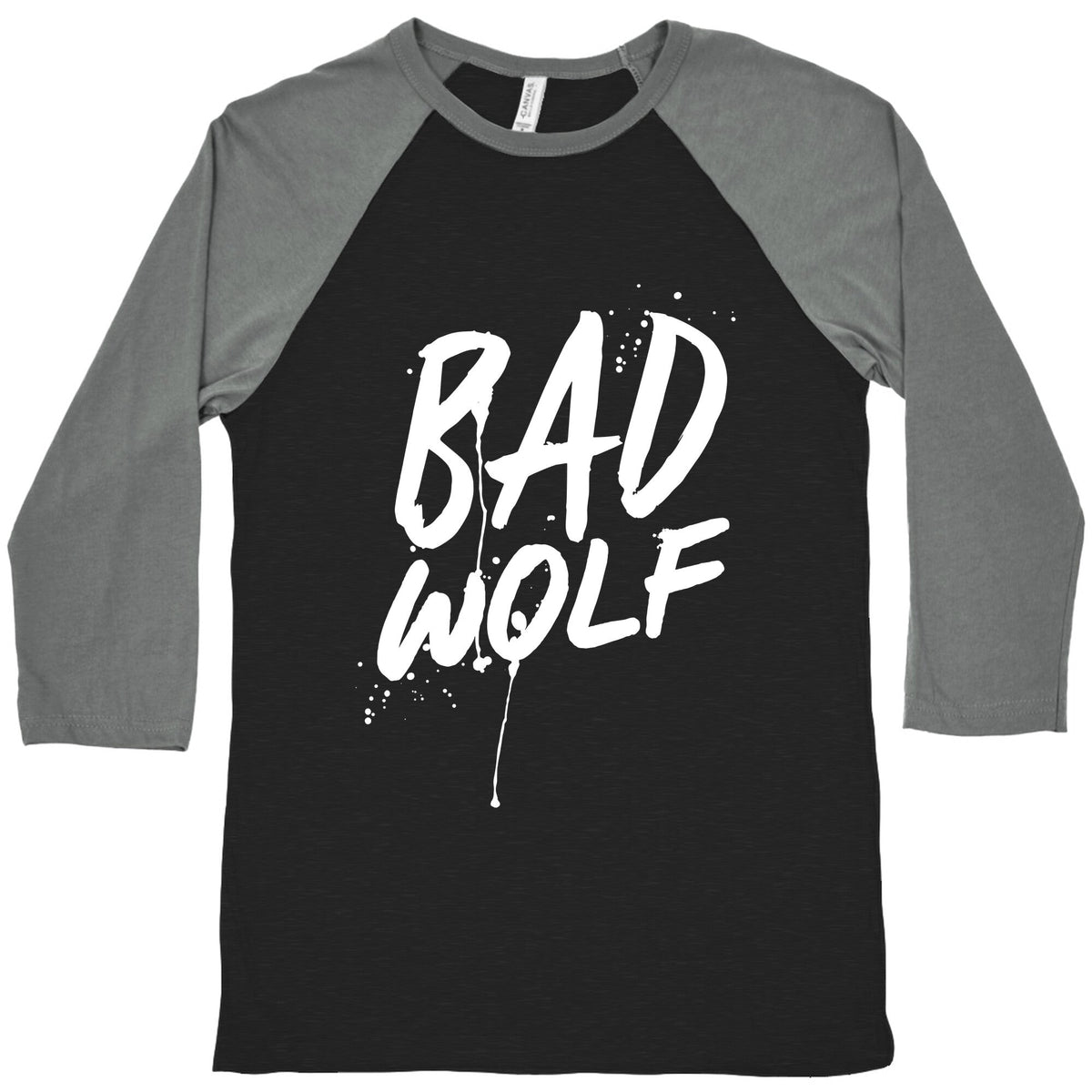 Doctor Who Bad Wolf Baseball Tee Unisex