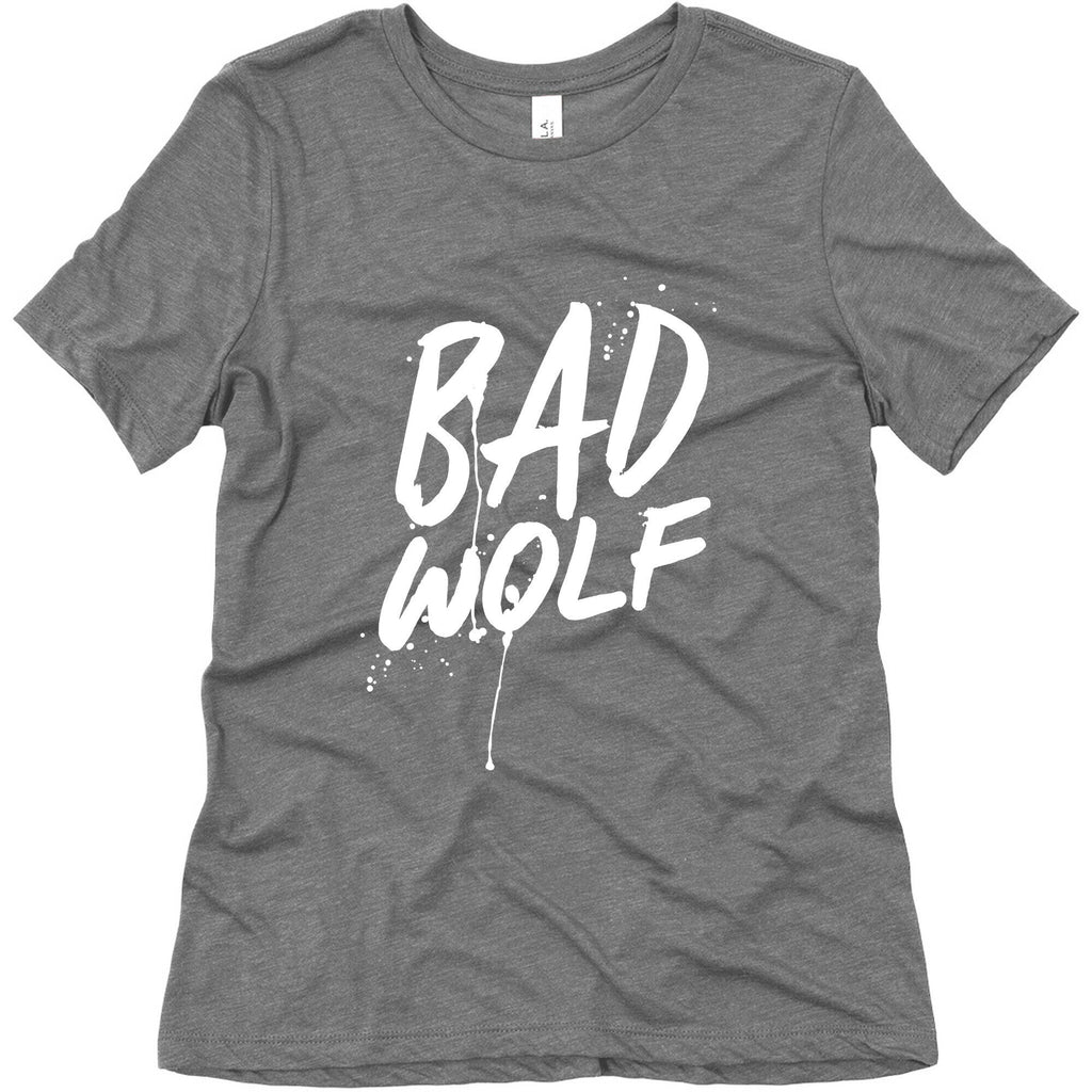 Doctor Who Bad Wolf Womens Triblend Tee Unisex