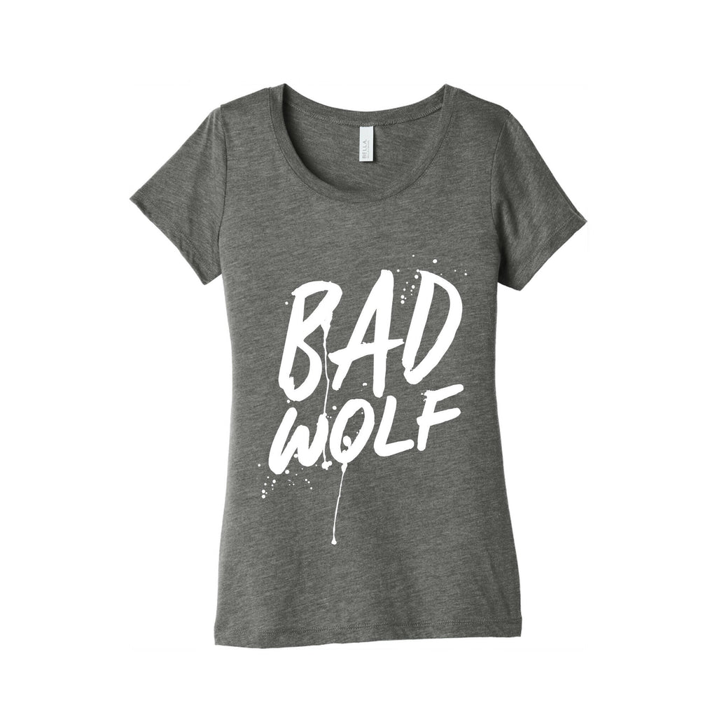 Doctor Who Bad Wolf Womens Triblend Tee Unisex