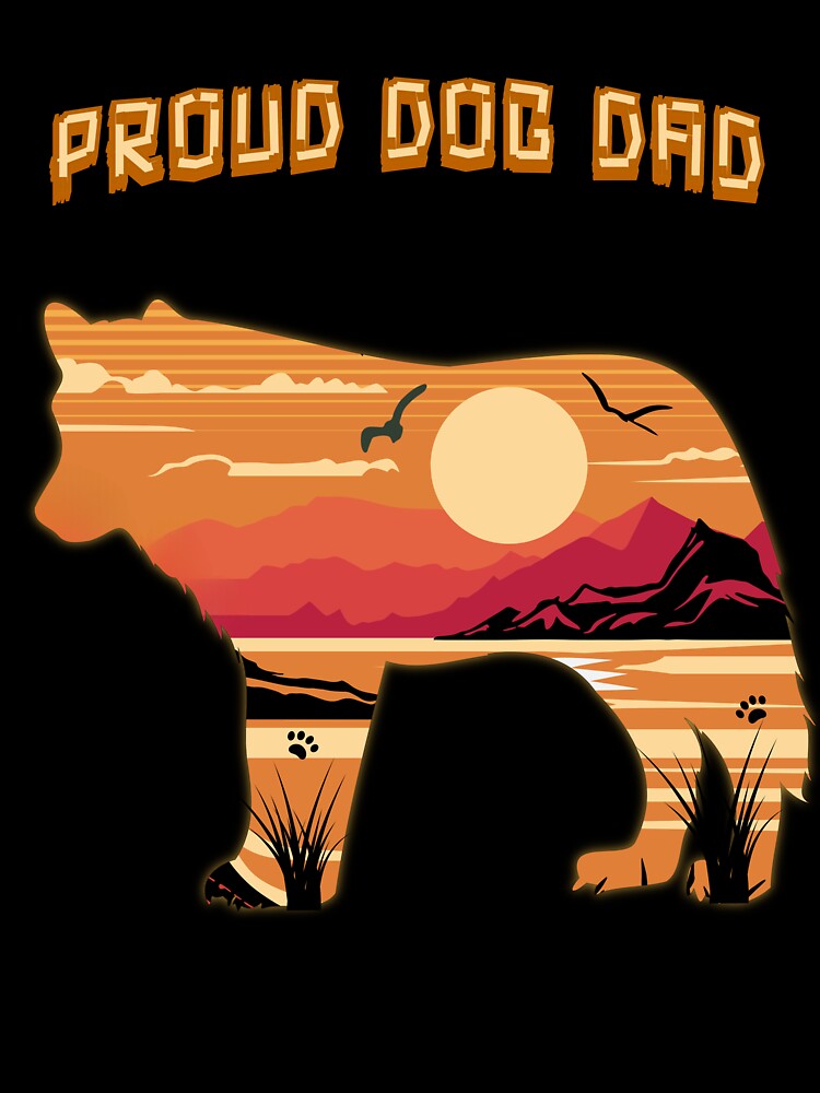 Proud Dog Dad II Design by PawPlanetPro