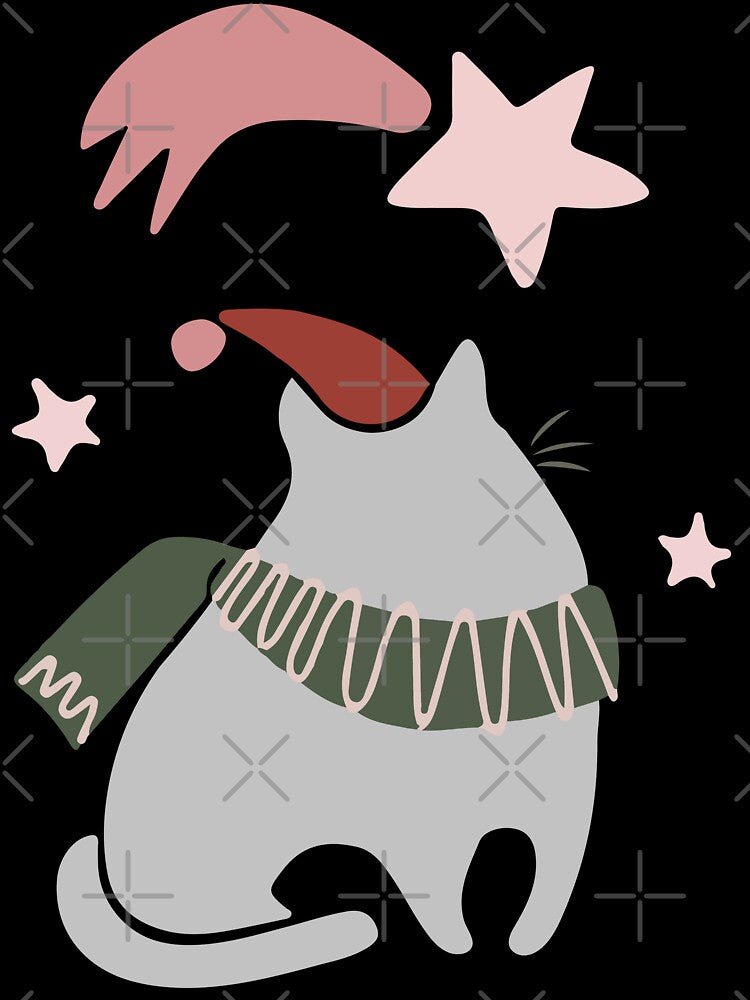 Retro Pink Cats Cristmas by ABZDesigner