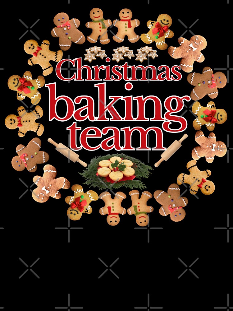 Christmas baking team | gingerbread man cookie baker by TheSeasonalYard