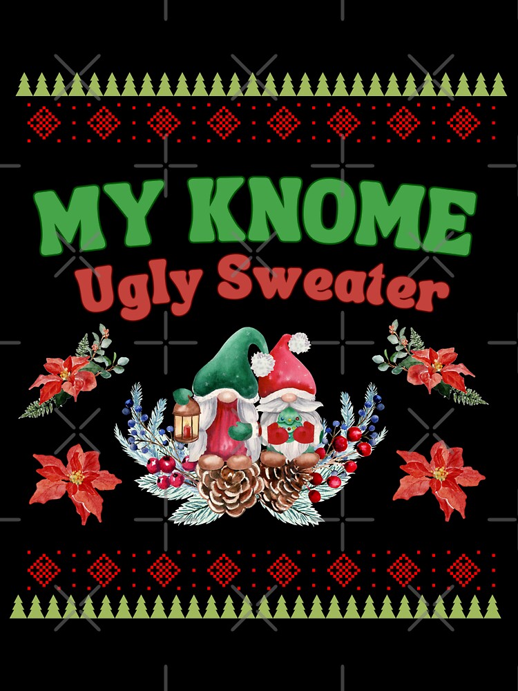 My Knome Ugly Sweater - Christmas, holiday, cute, funny, knome, ugly sweater by Ghoof-Wear