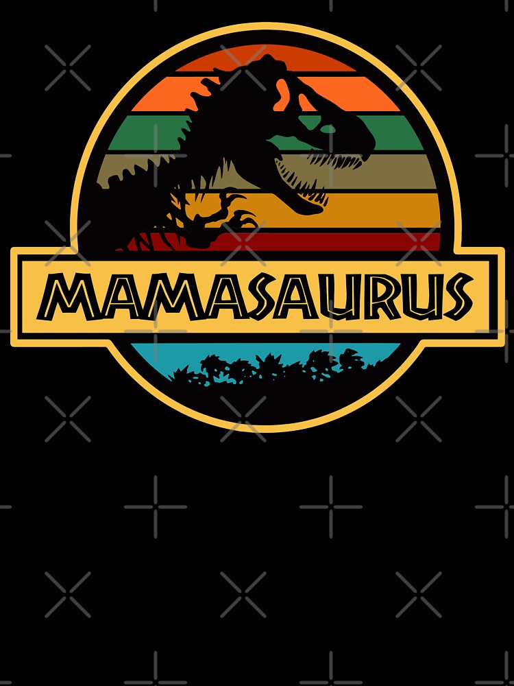 Mama Saurus Shirt - Mom Dinosaur Shirt by Ake10