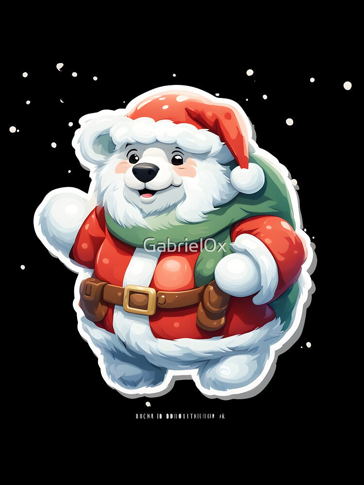 Polar bear Santa claus by Gabriel0x