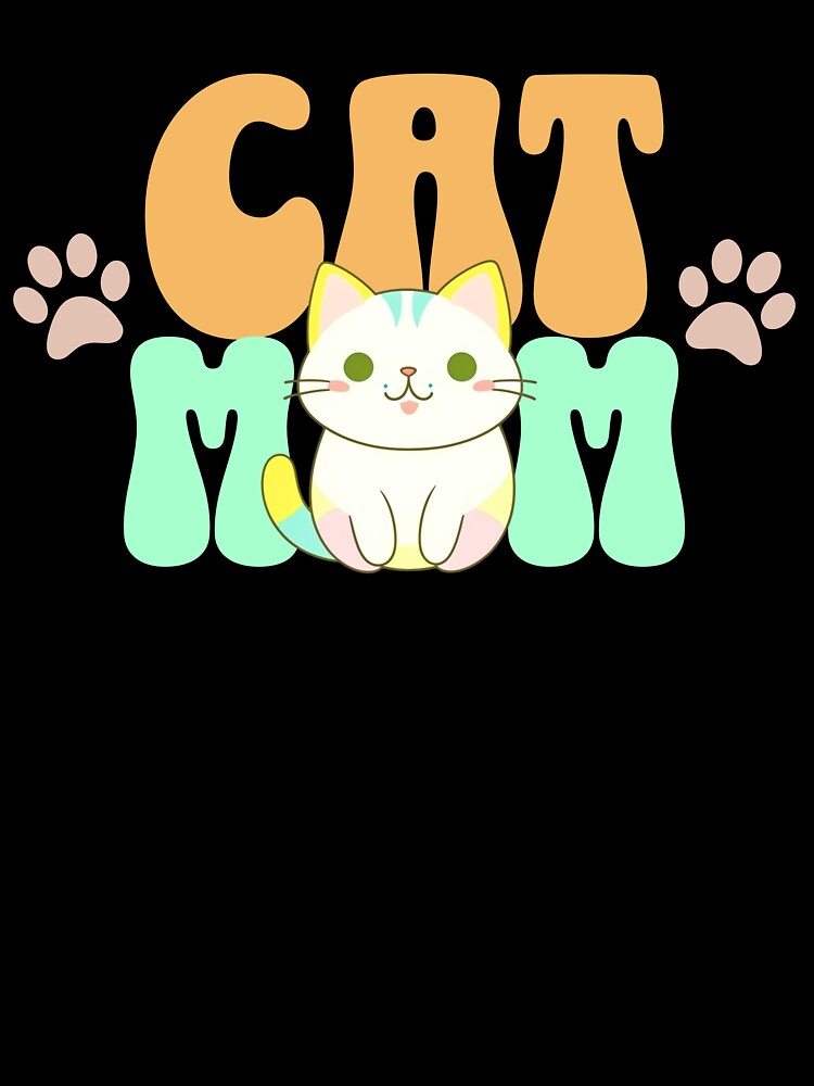 Cat Mom - Cute Cat by BlueCoastPOD