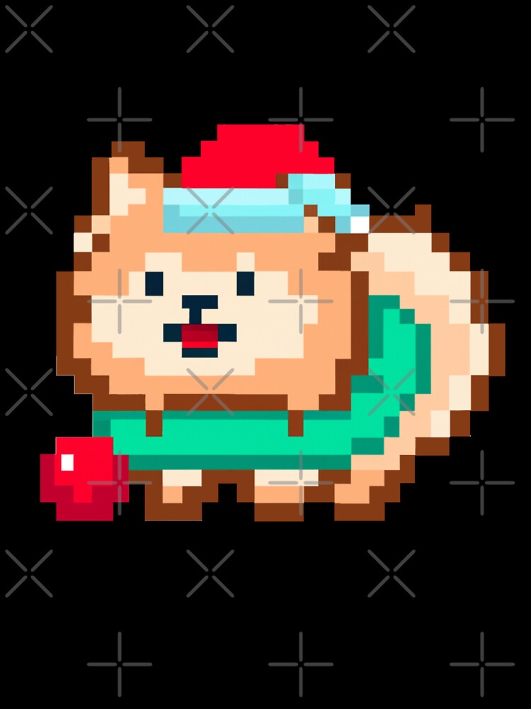 Pomeranian pixel dog by shirtkosa