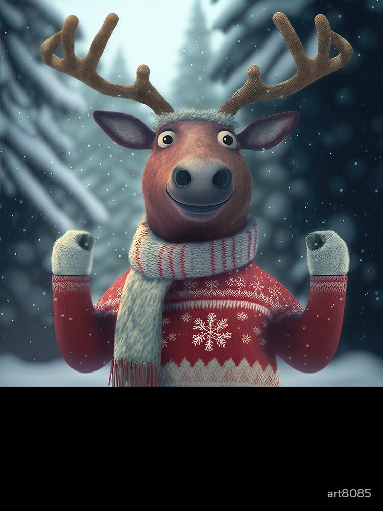 Reindeer Christmas pattern by art8085