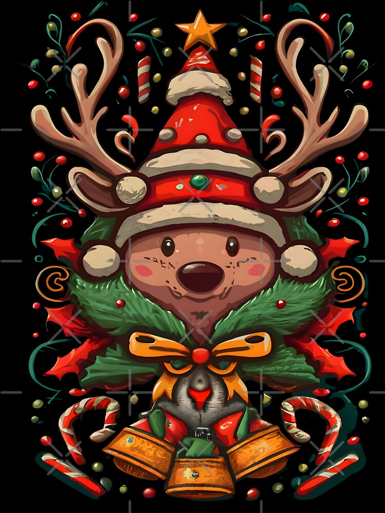 Christmas Charm: Jingle Joy Reindeer by Wishing-Wings