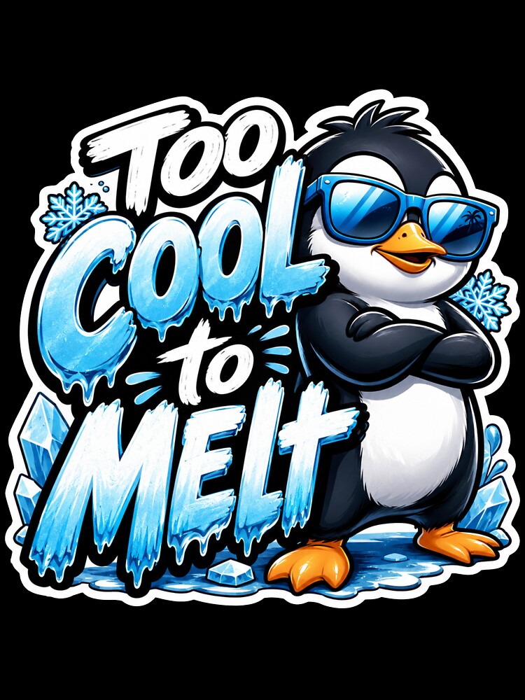 Too Cool To Melt Penguin by PixoNest