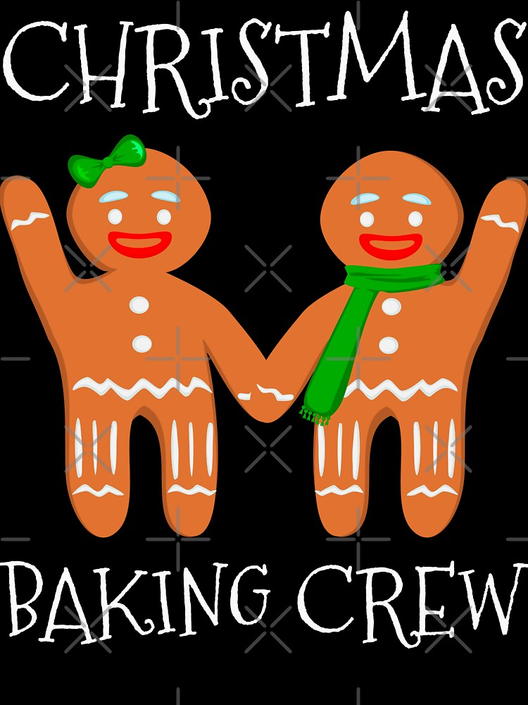 Christmas Baking Crew - Funny Vintage Xmas Gingerbread Man Gift by r-silver