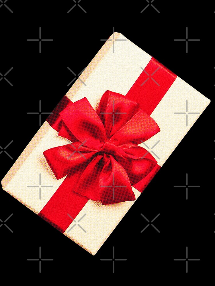 Gift box with Red bow by CoffeeandHope