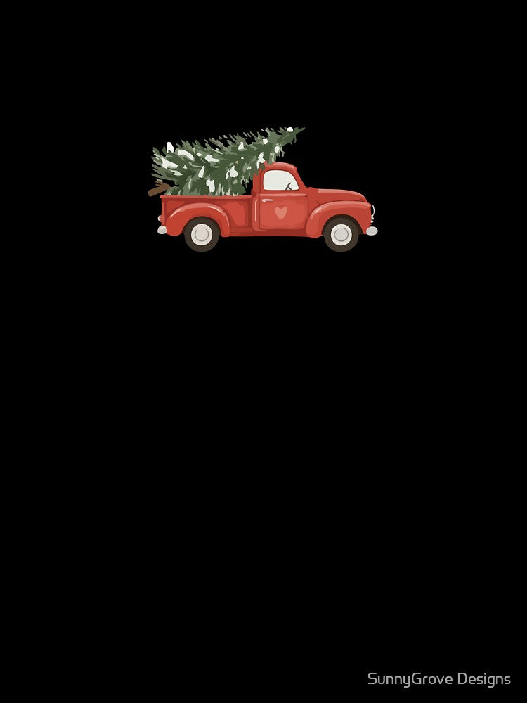Christmas truck with tree by SunnyGrove Designs