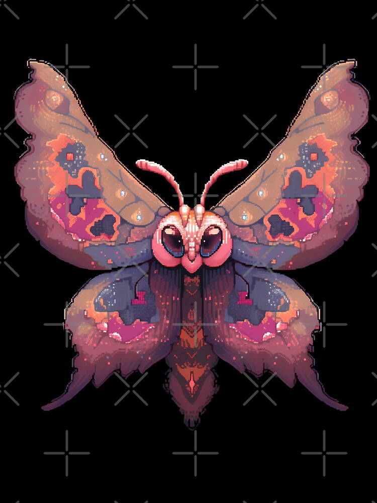 Beautiful Moth - pixel art by octoboobs