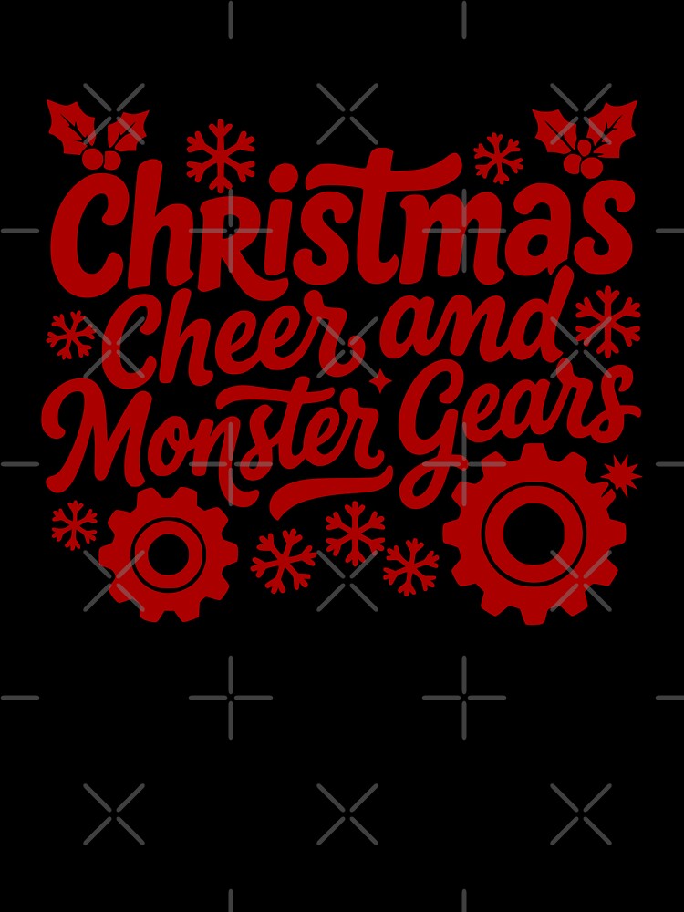 Christmas Cheer and Monster Gears by theartfulaspie